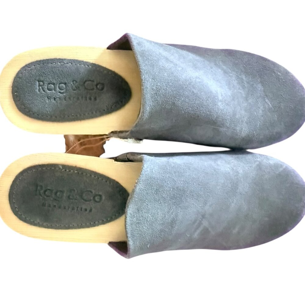 -Rag & Co. DARCIE Gray Suede Clogs Women's Size 5 NWT- - Picture 6 of 6